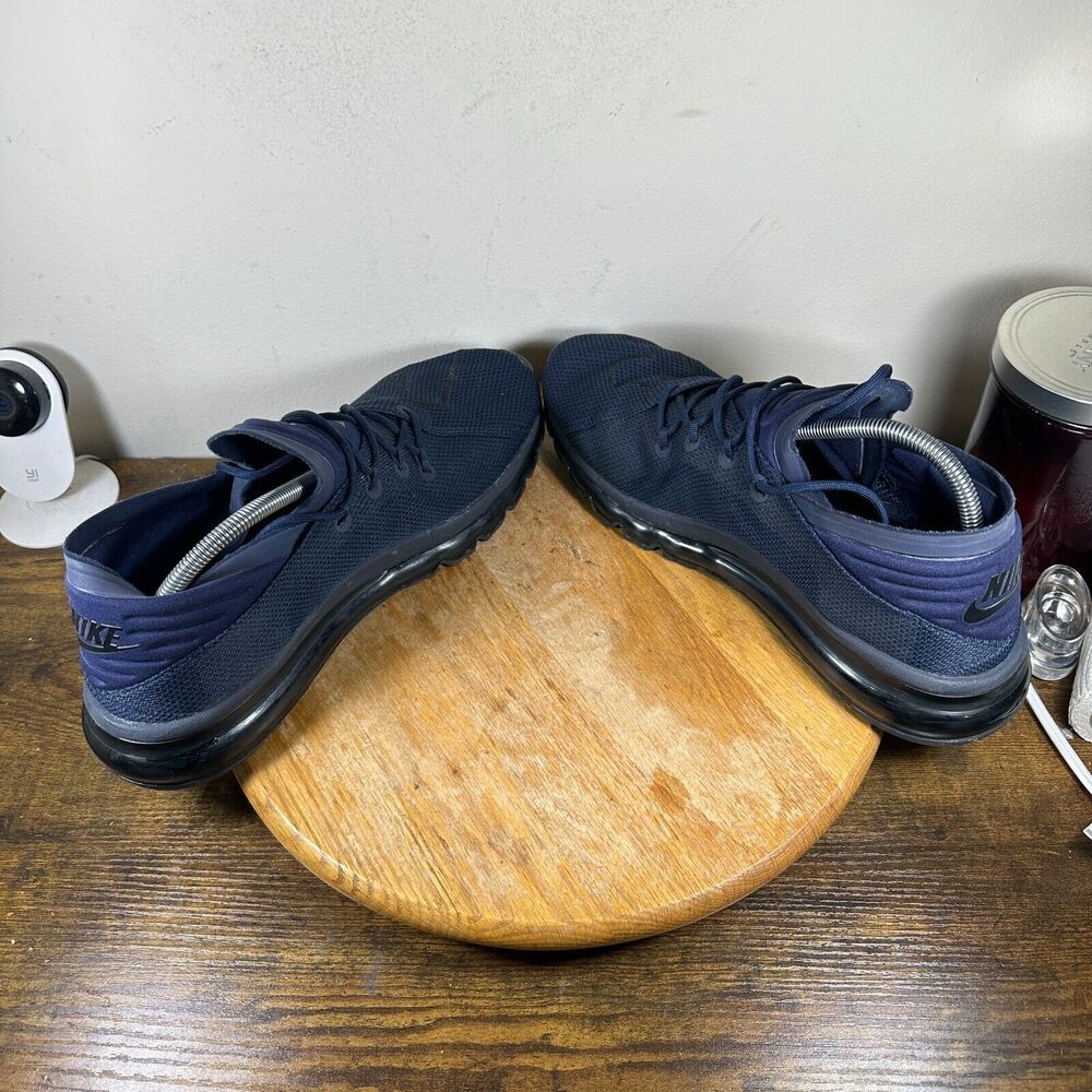 Nike Air Max Flair Navy Blue Shoes Mens Size 12 Blue Black 942236-402 - Picture 5 of 8